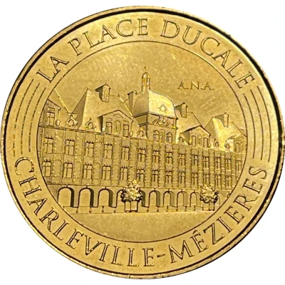 Jeton touristique - Monnaie de Paris - Charleville-Mézières - La place Ducale front