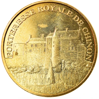 Jeton touristique - Monnaie de Paris - Chinon - La forteresse royale front