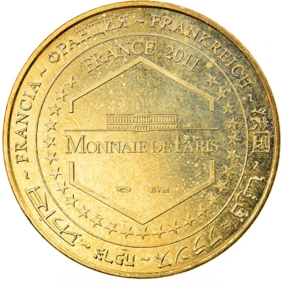 Jeton touristique - Monnaie de Paris - Chinon - La forteresse royale back