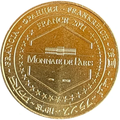 Jeton touristique - Monnaie de Paris - Château de Sully back