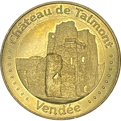 Jeton touristique - Monnaie de Paris - Château de Talmont front
