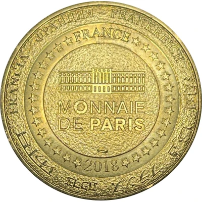 Jeton touristique - Monnaie de Paris - Château de Talmont back