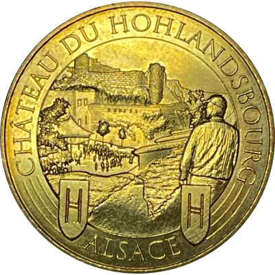 Jeton touristique - Monnaie de Paris - Château du Hohlandsbourg front