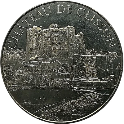 Jeton touristique - Monnaie de Paris - Clisson - Le château front
