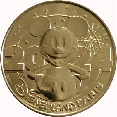 Jeton touristique - Monnaie de Paris - Disneyland Paris Mickey front