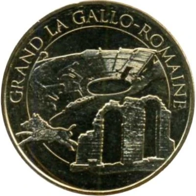 Jeton touristique - Monnaie de Paris - Grand La Gallo - Romaine front