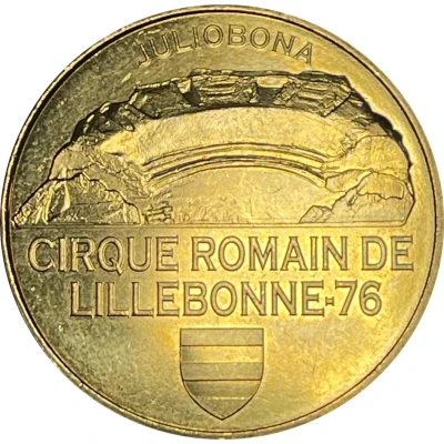 Jeton touristique - Monnaie de Paris - Juliobona - Cirque romain de Lillebonne front