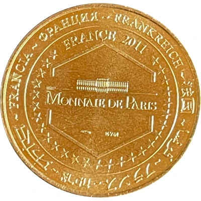 Jeton touristique - Monnaie de Paris - La Chapelle-aux-Saints - Homme de Néandertal back