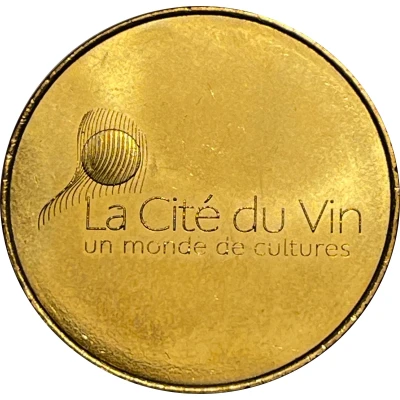 Jeton touristique - Monnaie de Paris - La cité du vin front