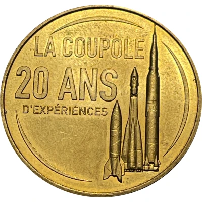 Jeton touristique - Monnaie de Paris - La coupole 20 ans d'expérience front