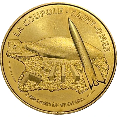 Jeton touristique - Monnaie de Paris - La coupole Saint-Omer front