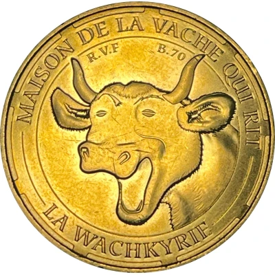 Jeton touristique - Monnaie de Paris - La maison de la vache qui rit - La wachkyrie front
