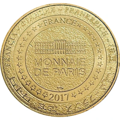 Jeton touristique - Monnaie de Paris - Langres - Ville natale de Denis Diderot back