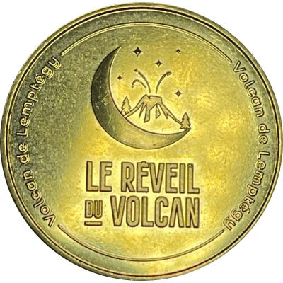 Jeton touristique - Monnaie de Paris - Le réveil du volcan front