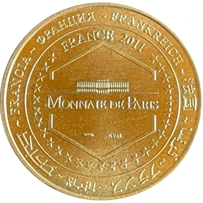 Jeton touristique - Monnaie de Paris - Les loups de Chabrières back