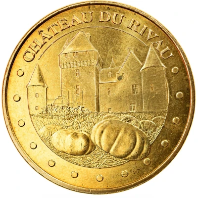Jeton touristique - Monnaie de Paris - Lémeré - Château du Rivau front