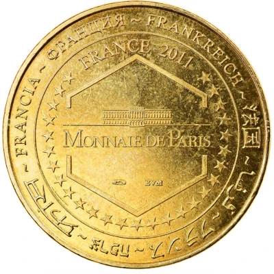Jeton touristique - Monnaie de Paris - Lémeré - Château du Rivau back