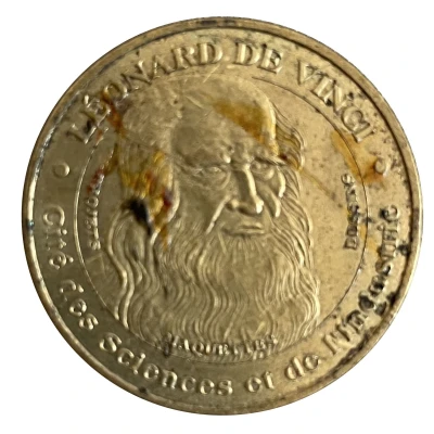 Jeton touristique - Monnaie de Paris - Léonard de Vinci front