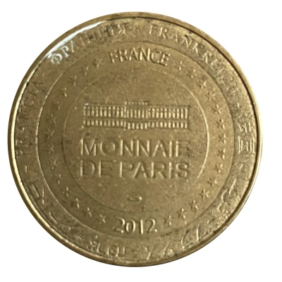 Jeton touristique - Monnaie de Paris - Léonard de Vinci back