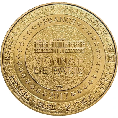 Jeton touristique - Monnaie de Paris - Lunéville - Gypse hill back
