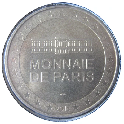 Jeton touristique - Monnaie de Paris - Marseille - Château de la Buzine La nuit du commerce back
