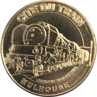 Jeton touristique - Monnaie de Paris - Mulhouse Cité du Train - 241-A1-Est front