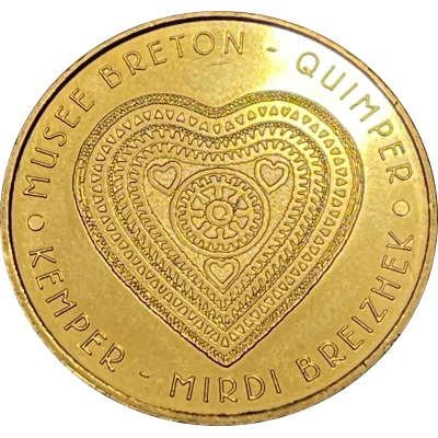 Jeton touristique - Monnaie de Paris - Musée breton Quimper front