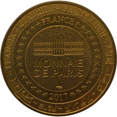 Jeton touristique - Monnaie de Paris - Nîmes - Tour Magne back