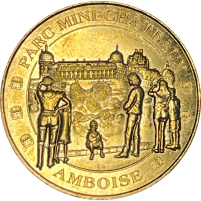 Jeton touristique - Monnaie de Paris - Parc mini-châteaux - Amboise front