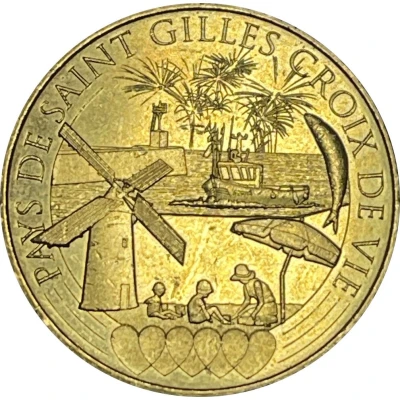 Jeton touristique - Monnaie de Paris - Pays de Saint Gilles Croix de Vie front