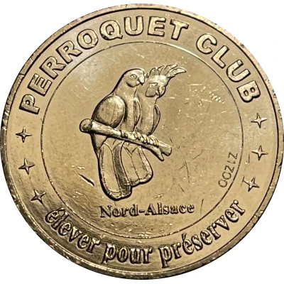 Jeton touristique - Monnaie de Paris - Perroquet club élever pour préserver ND front