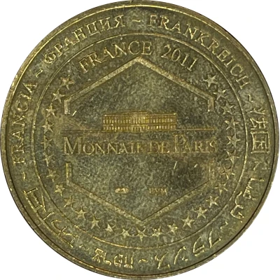 Jeton touristique - Monnaie de Paris - Royaumont - Abbaye royale back