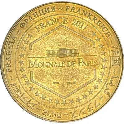 Jeton touristique - Monnaie de Paris - Saint Victurnien - Village du limousin back