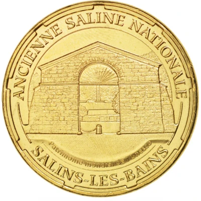 Jeton touristique - Monnaie de Paris - Salins-les-Bains - Ancienne saline front