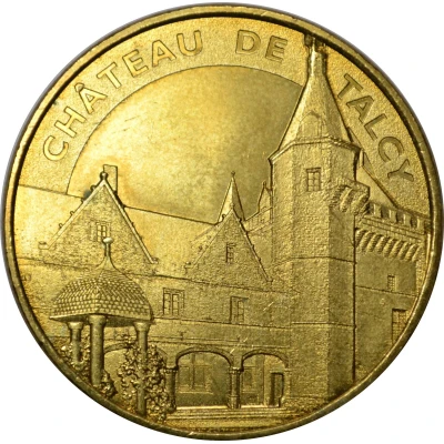 Jeton touristique - Monnaie de Paris - Talcy - Le château front