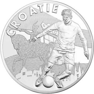 Jeton touristique - Monnaie de Paris - UEFA EURO - Croatie front
