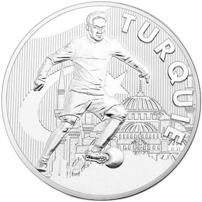 Jeton touristique - Monnaie de Paris - UEFA EURO - Turquie front