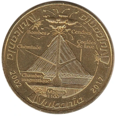 Jeton touristique - Monnaie de Paris - Vulcania front
