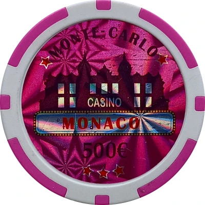 Jeton touristique - Monte Carlo Casino - 500€ (Imitation) ND front