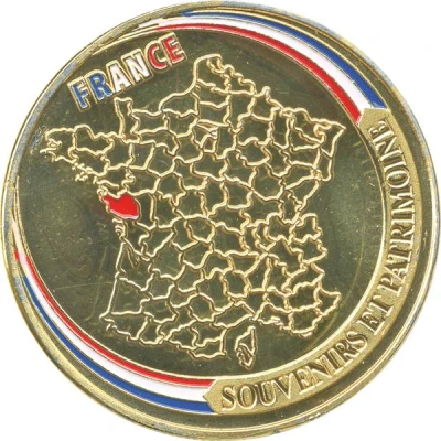 Jeton touristique - Souvenirs et Patrimoine - La Rochelle - Grosse Horloge ND back