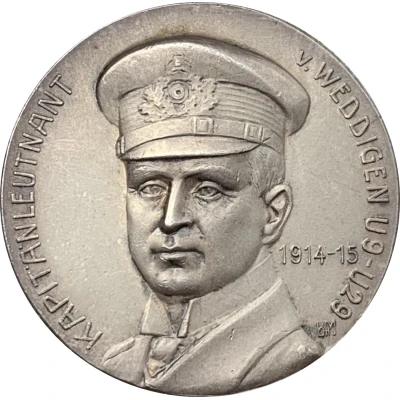 Kapitänleutnant Otto Eduard Weddigen front