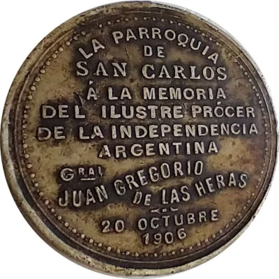 La Parroquia de San Carlos a la memoria de Juan Gregorio de las Heras back