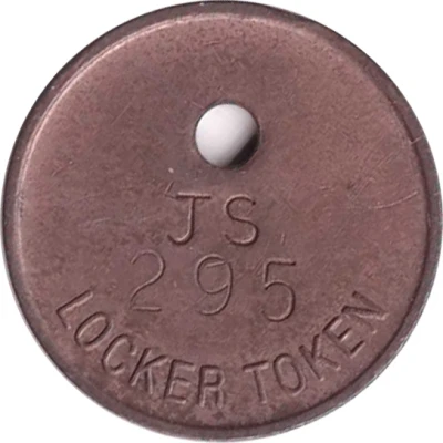 Locker Token - Helmsman (Holed and numbered) ND back