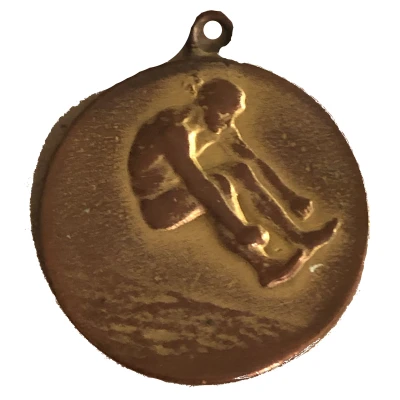 Long Jump Medal front