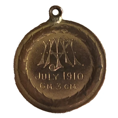 Long Jump Medal back