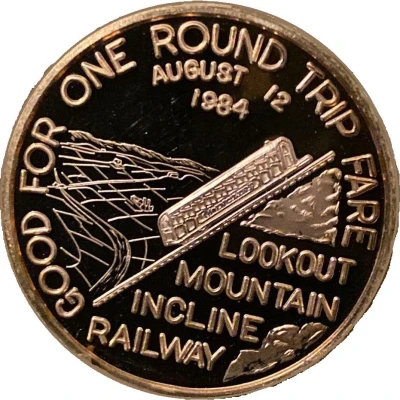 Lookout Mountain Incline Railway Chattanooga, Tennessee back