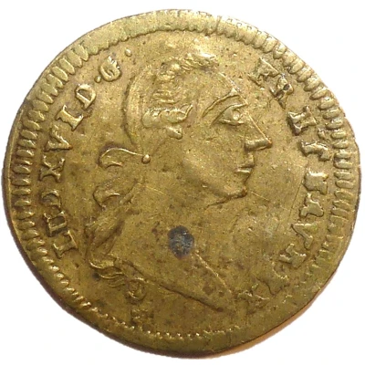 Louis XVI and lion Iohann Christian Reich ND front