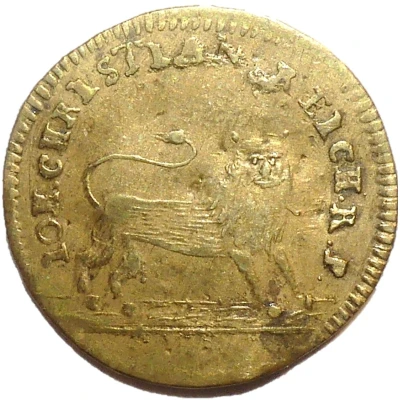 Louis XVI and lion Iohann Christian Reich ND back