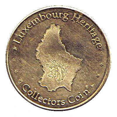 Luxembourg Heritage Collectors Coin - Abbaye de Neumünster back