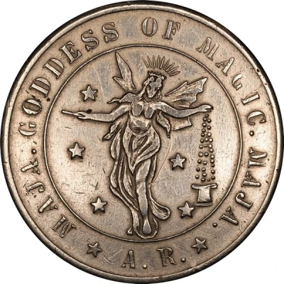 Magic Coin - Maja, Goddess of Magic (Chicago, Illinois) ND back